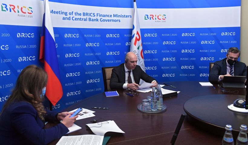 BRICS Finance Ministers and Central Bank Governors review the outcomes of theRussian BRICS Сhairmanship in 2020 in the relevant areas